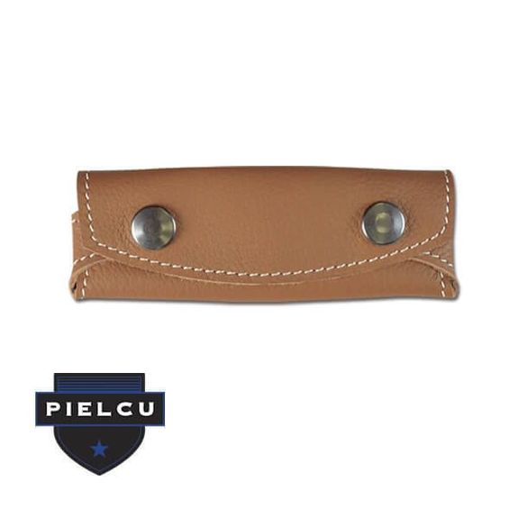 PL78203-17 Etui Blume aus Leder Pielcu braun
