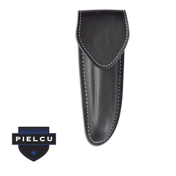 PL78205-10 Etui aus geformtem Leder, gefüttert mit Pielcu schwarz