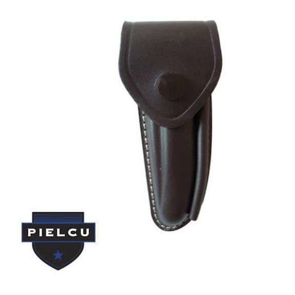 PL78225-50 Pielcu dark brown lined moulded leather case