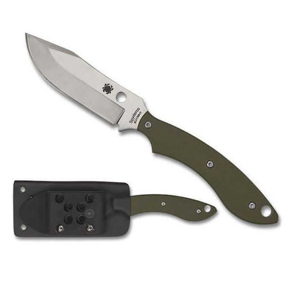 FB49GPOD Spyderco Stok Bowie fixed knife