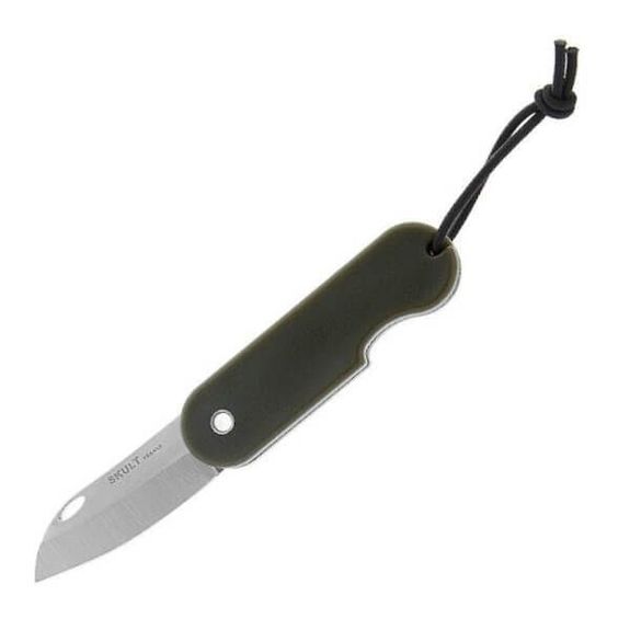 SK.V Green Skult folding knife