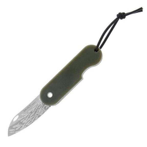SK.VBP Skult green folding knife school of fish