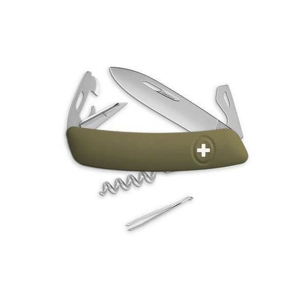 ZD03OLM Swiss Army Knife Swiza Allmatt green