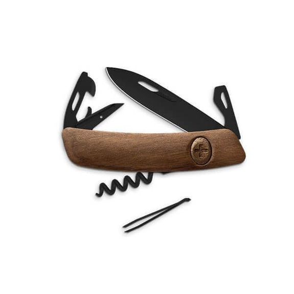 SZD03ABNOY Swiss Army Knife Swiza D03 All Black Walnut