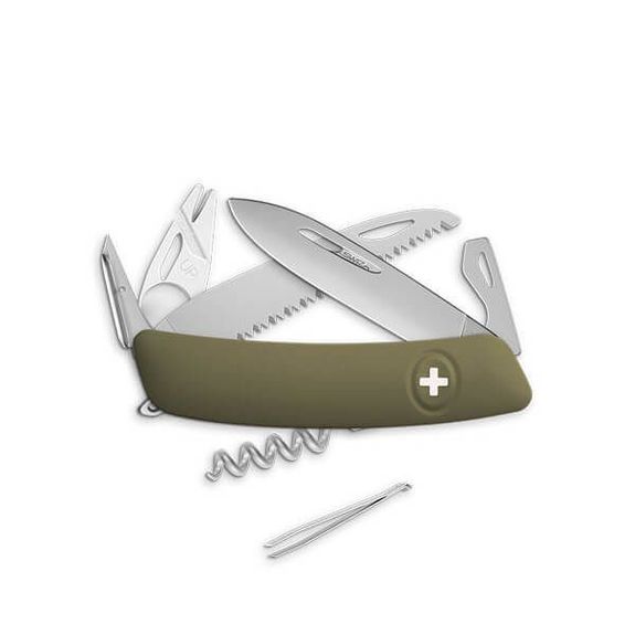 SZTT05OLM Schweizer Taschenmesser Swiza Allmatt mit Zeckenzieher