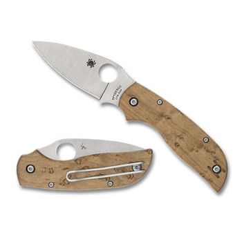 C152NLWDP Spyderco ‘CHAPARRAL’ folding knife Slipit Maple