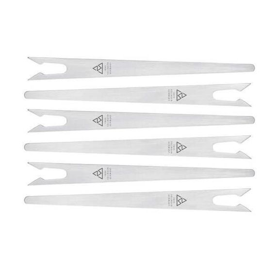90492 6 Aperitif forks Triangle 11.5 cm