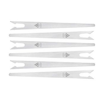 90492 6 Aperitif forks Triangle 11.5 cm