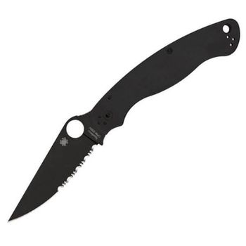 C36GPSBK2 Spyderco Military 2 semi-bladed folding knife black