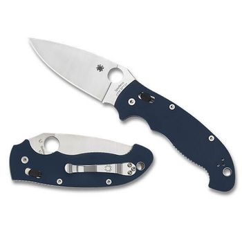 SPY C95GPCBL2 Spyderco Manix 2 XL blue pocket knife