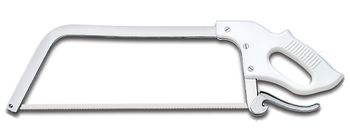 TA13317 Scie de boucher Fischer forme américaine montant inox 45 cm