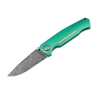 111102DAM Boker folding knife 1969 Mach-1 Damascus