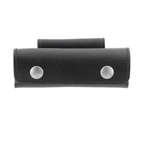 9712 Lederetui schwarz Max Capdebarthes horizontal 13 cm