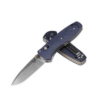 BEN585-03 Klappmesser Benchmade Mini Barrage Crater Blue