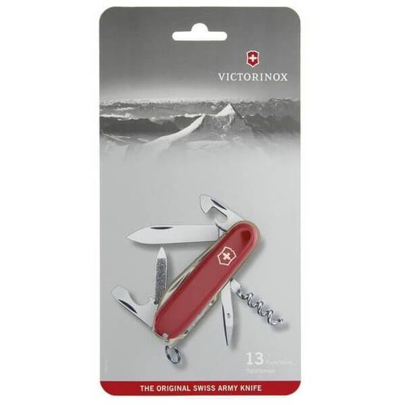 0.3803.B1 couteau suisse Victorinox sportsman rouge avec anneau