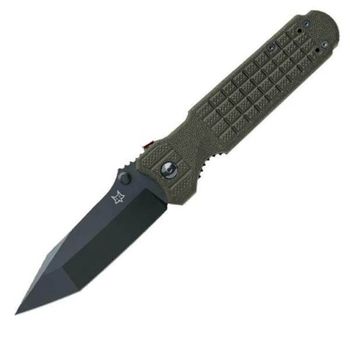 FX.449OD Fox Predator Evolution folding knife, black blade
