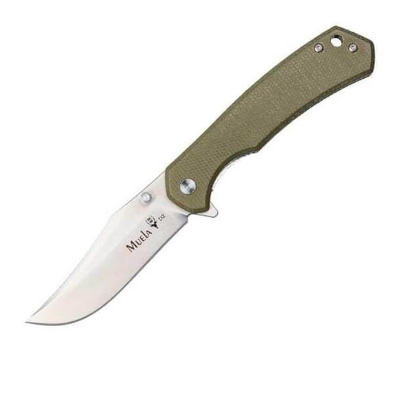 MUE-9371 Muela Vibora Micarta folding knife green