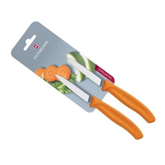6.7606.L119B 2 Victorinox Swiss Classic Flashy paring knives