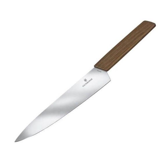 6.9010.22G Kochmesser 22 cm Victorinox Swiss Modern Walnussholz