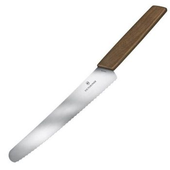 6.9070.22WG Victorinox Swiss Modern 22cm Walnut Bread Knife
