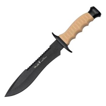 MUE-9375 Feststehendes Messer Muela „85-181“ Bowie schwarz/sand