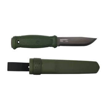 MO14528 Feststehendes Messer Mora Black Garberg grün aus Karbonstahl