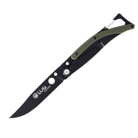 LUSP1TK Couteau pliant LUG "Alpin Titanium" manche G10 couleur kaki