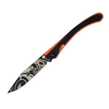 LUC63LTOB2LC LUG folding knife "C63 Bad Boy Black/orange