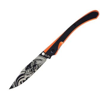 LUC63LTOB2LH Klappmesser LUG „ C63 Loup Noir/orange“
