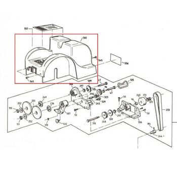 9 8219 0536 Rote Abdeckung für SM-110 oder SM-111
