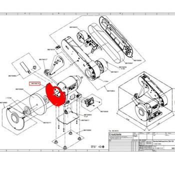 9 8079 4018 Protective case for Dick SM-100 polishing wheel