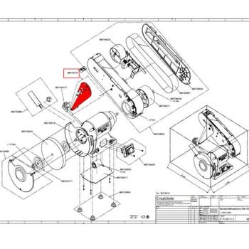 9 8079 3757 Standfuß für Dick SM-100