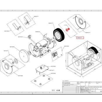 9 8089 3777 Bride et écrou Dick SM-90/SM-100