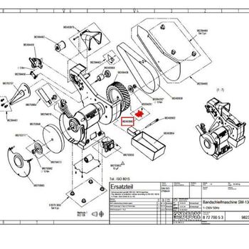 9 8249 3980 Clamp kit for Dick SM-130