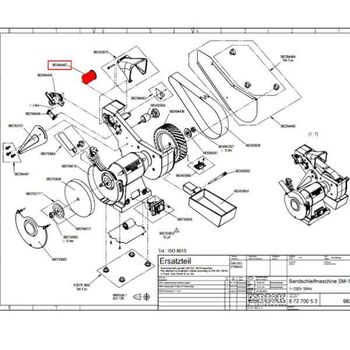 9 8249 4462 Pulley for Dick SM-130