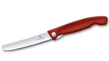 6.7801.FC1 Victorinox Folding Paring Knife, red, smooth, 11cm, boxed