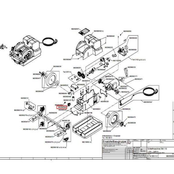 9 8209 3569 Capuchon protection bouton poussoir pour SM-110 et SM-111