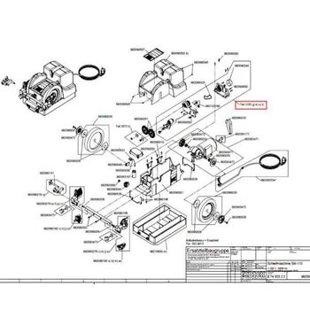 9 8210 3153 Komplette Bügeleinheit für SM110