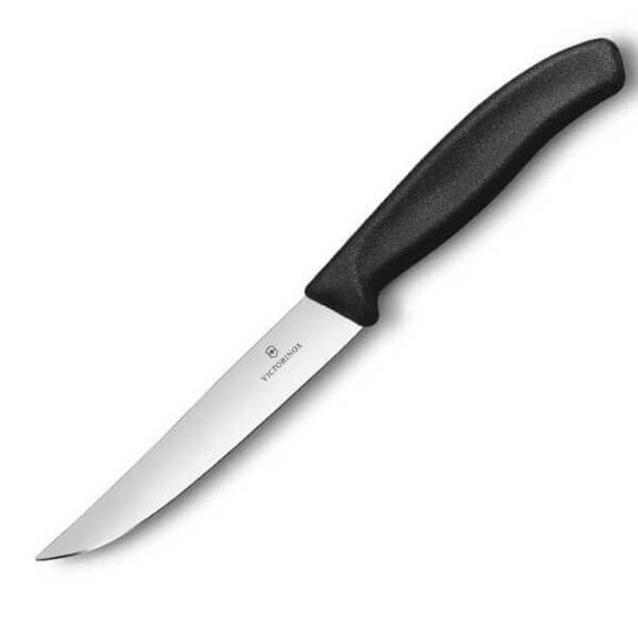 6.7903 6 couteaux steak/pizza Victorinox Swissclassic 12cm noir