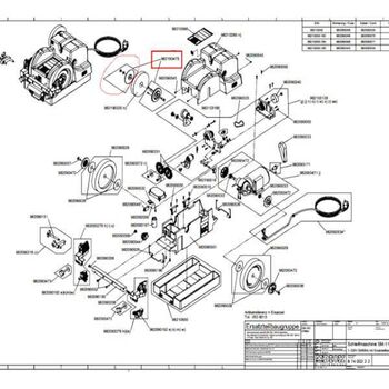 9 8219 3475 Flasque pour meule à polir SM-111