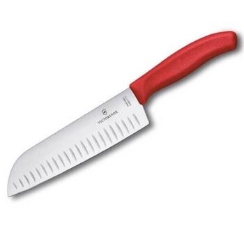 6.8521.17C1B - 6.8524.17C1B Couteau Santoku alvéolé Victorinox SwissClassic sur carte