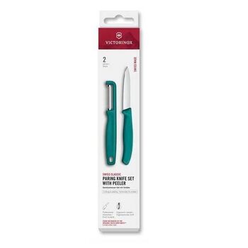 6.7114.21C1 Set 2 pieces Victorinox Swissclassic green