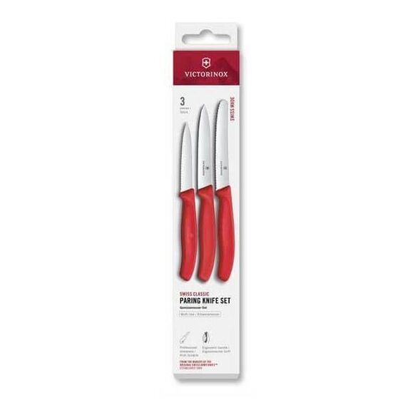 6.7111.34C1 Set 3 pieces Victorinox Swissclassic red