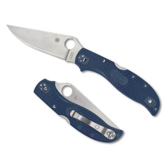 Spyderco Stretch 2 XL blue pocket knife C258PCBL
