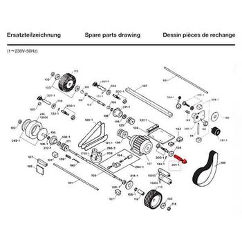 Dick Ersatzteil - Wasserdüse für Dick SM 160T Bandschleifmaschine