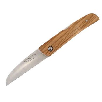 TMC ‘Bohème’ folding knife with olive wood handle
