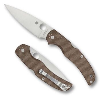 Spyderco Native Chief Micarta C244MPCW folding knife