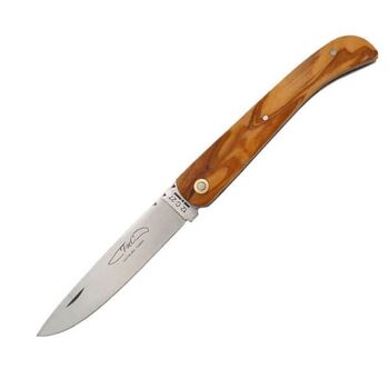 TMC folding knife, ‘Ti'Pot’ series, olive wood handle THTIPOL