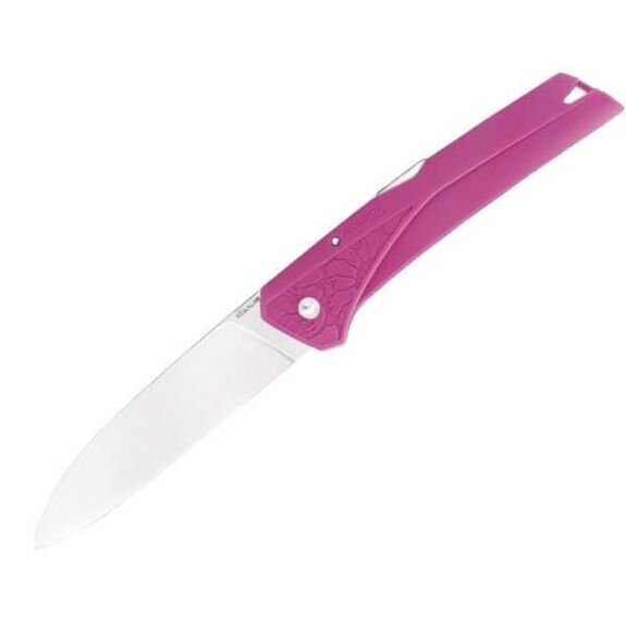 Florinox ‘Kiana’ folding knife with pink handle and ‘sea’ motif
