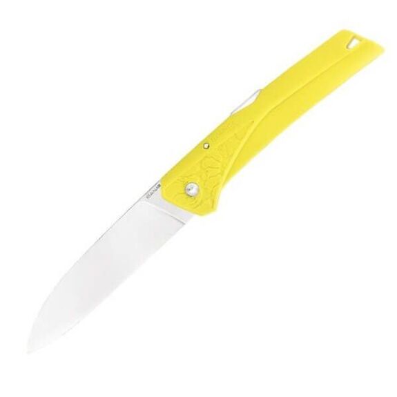Florinox ‘Kiana’ folding knife with yellow handle and ‘sea’ motif